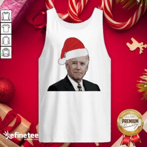 Funny Joe Biden Santa Merry Christmas 2020 Tank-Top - Design By Refinetee.com