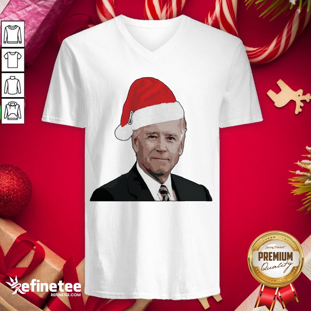 Funny Joe Biden Santa Merry Christmas 2020 V-neck - Design By Refinetee.com Funny Joe Biden Santa Merry Christmas 2020 V-neck - Design By Refinetee.com
