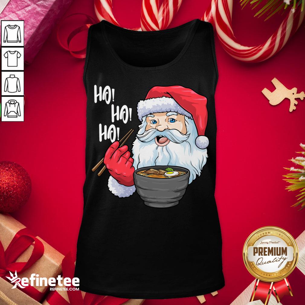 Funny Santa Ramen Noodles Shirt Christmas Japanese Noodles Tank-Top - Design By Refinetee.com Funny Santa Ramen Noodles Shirt Christmas Japanese Noodles Tank-Top - Design By Refinetee.com