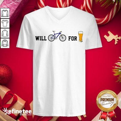 Funny Will Bike Be- Design By Refinetee.com er V-neck