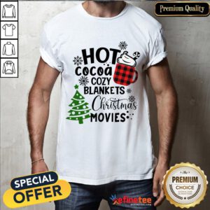 Good Cocoa Cozy Blankets Christmas Movies Shirt - Design By Refinetee.com
