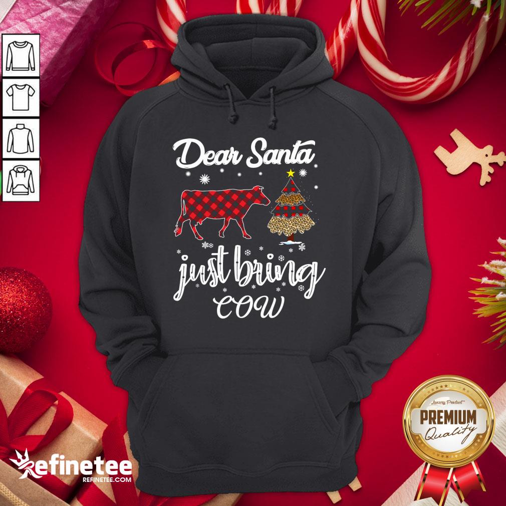Good Dear Santa Just Bring Cow Funny Christmas Gifts With Leopard And Seamless - Design By Refinetee.com Plaid Pattern Hoodie - Design By Refinetee.com Good Dear Santa Just Bring Cow Funny Christmas Gifts With Leopard And Seamless - Design By Refinetee.com Plaid Pattern Hoodie - Design By Refinetee.com