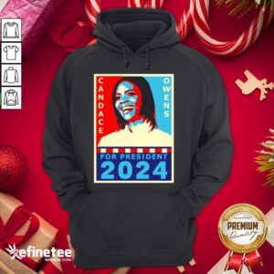 Happy Candace Owens For President 2024 Hoodie - Design By Refinetee.com