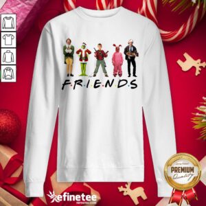 Happy Characters Elf Grinch Kevin Friends Christmas Sweatshirt - Design By Refinetee.com