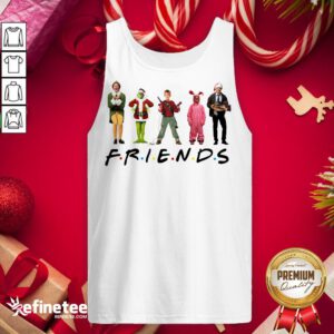 Happy Characters Elf Grinch Kevin Friends Christmas Tank-Top - Design By Refinetee.com