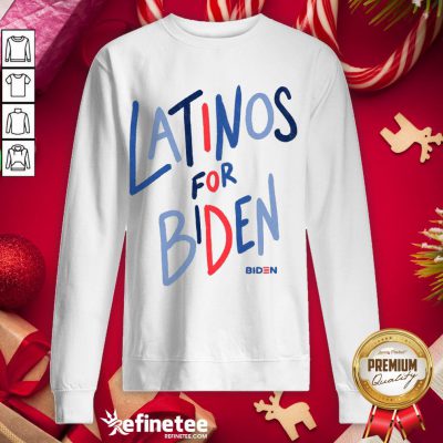 Happy Latinos For Biden Sweatshir- Design By Refinetee.com