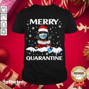 Hot Dog Dachshund Face Mask Merry Christmas Quarantine Sweat Shirt=