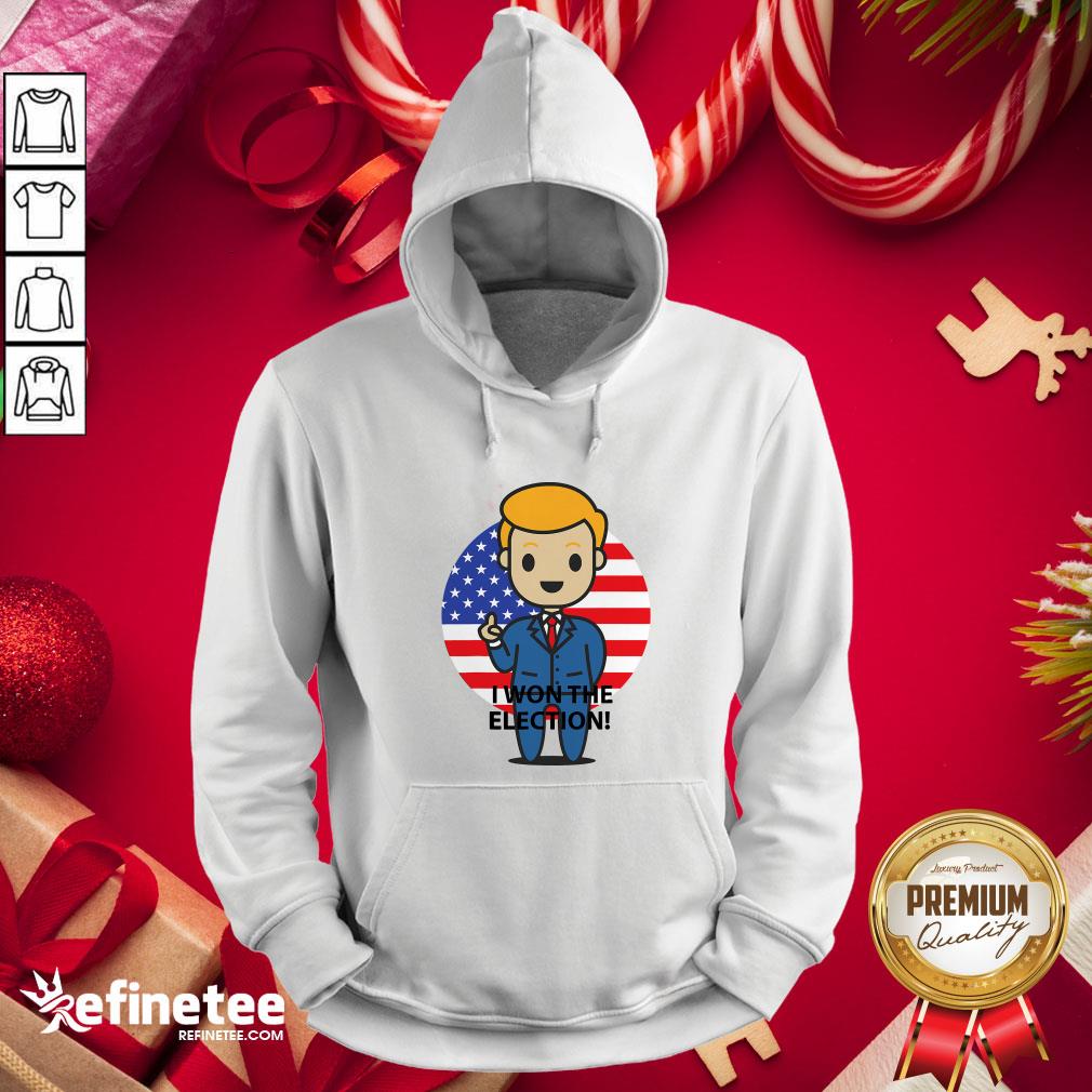 Hot I Won The Election Trump To The World American Flag Hoodie - Design By Refinetee.com Hot I Won The Election Trump To The World American Flag Hoodie - Design By Refinetee.com