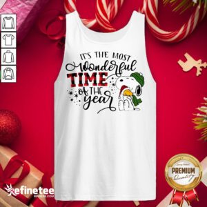 Hot It's The Most Wonderful Time Of The Year Tank-Top - Design By Refinetee.com