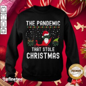 Hot Pandemic That Stole Christmas 2020 Ugly Tacky Xmas Sweatshirt - Design By Refinetee.com