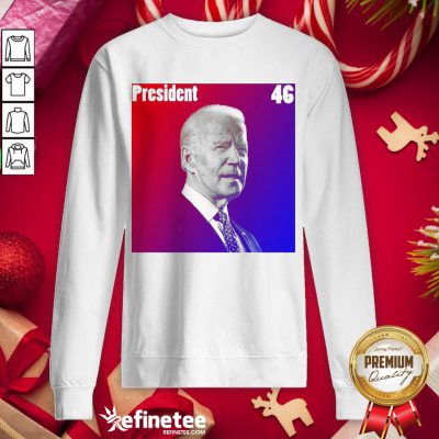 Hot President 46 Joe Biden American Solarized Superman Sweatshirt - Design By Refinetee.com