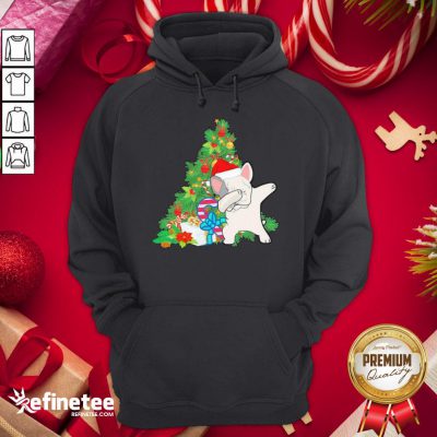 Hot Pug Dabbing Santa Christmas Tree Hoodie - Design By Refinetee.com