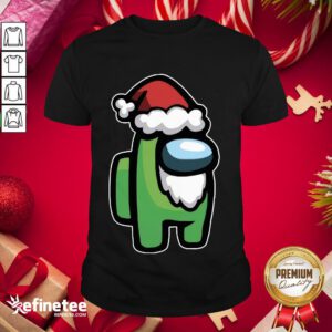 Hot Santa Among Us Merry Christmas Shirt- Design By Refinetee.com