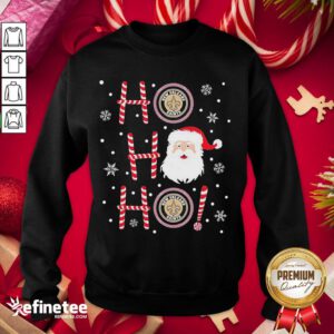 Hot Santa Claus Ho Ho Ho New Orleans Saints Christmas Sweatshirt - Design By Refinetee.com