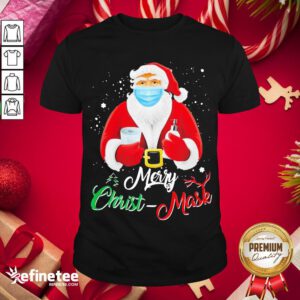 Hot Santa Face Mask Merry Christmas 2020 Quarantine Shirt- Design By Refinetee.com