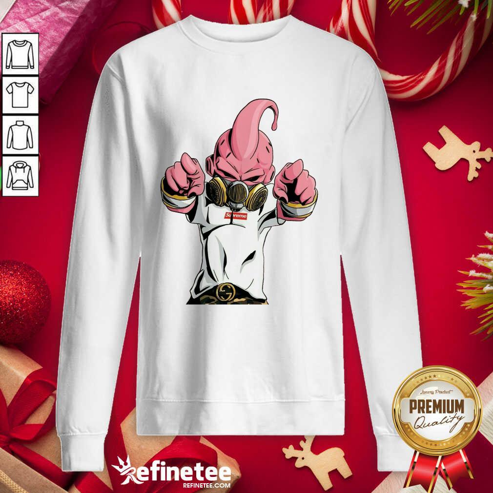 Hot Supreme Majin Buu Sweatshirt - Design By Refinetee.com Supreme Majin Buu Sweatshirt - Design By Refinetee.com