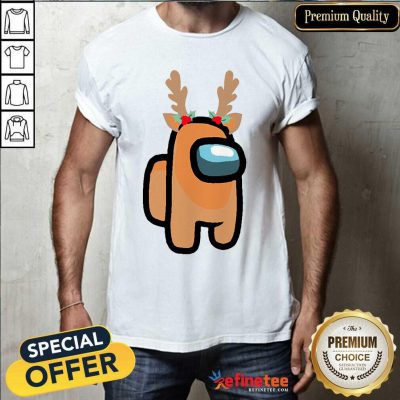 Lovely Among Us Reindeer Christmas 2020 Shirt - Design By Refinetee.com
