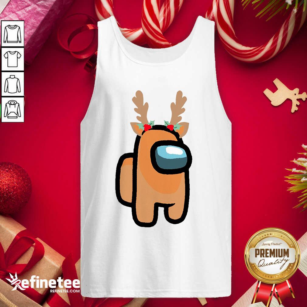 Lovely Among Us Reindeer Christmas 2020 Tank Top - Design By Refinetee.com Lovely Among Us Reindeer Christmas 2020 Tank Top - Design By Refinetee.com
