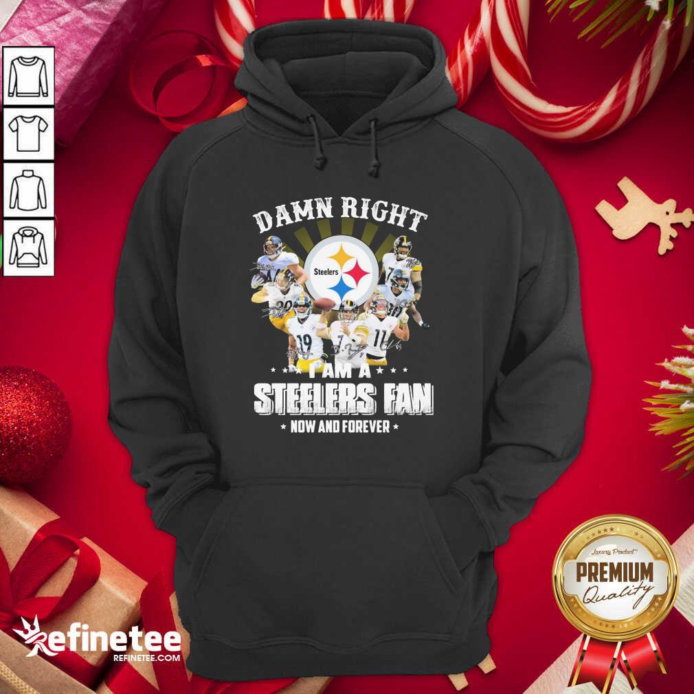 Lovely So Damn Right I Am A Pittsburgh Steelers Fan Now And Forever Signature Hoodie - Design By Refinetee.com So Damn Right I Am A Pittsburgh Steelers Fan Now And Forever Signature Hoodie - Design By Refinetee.com