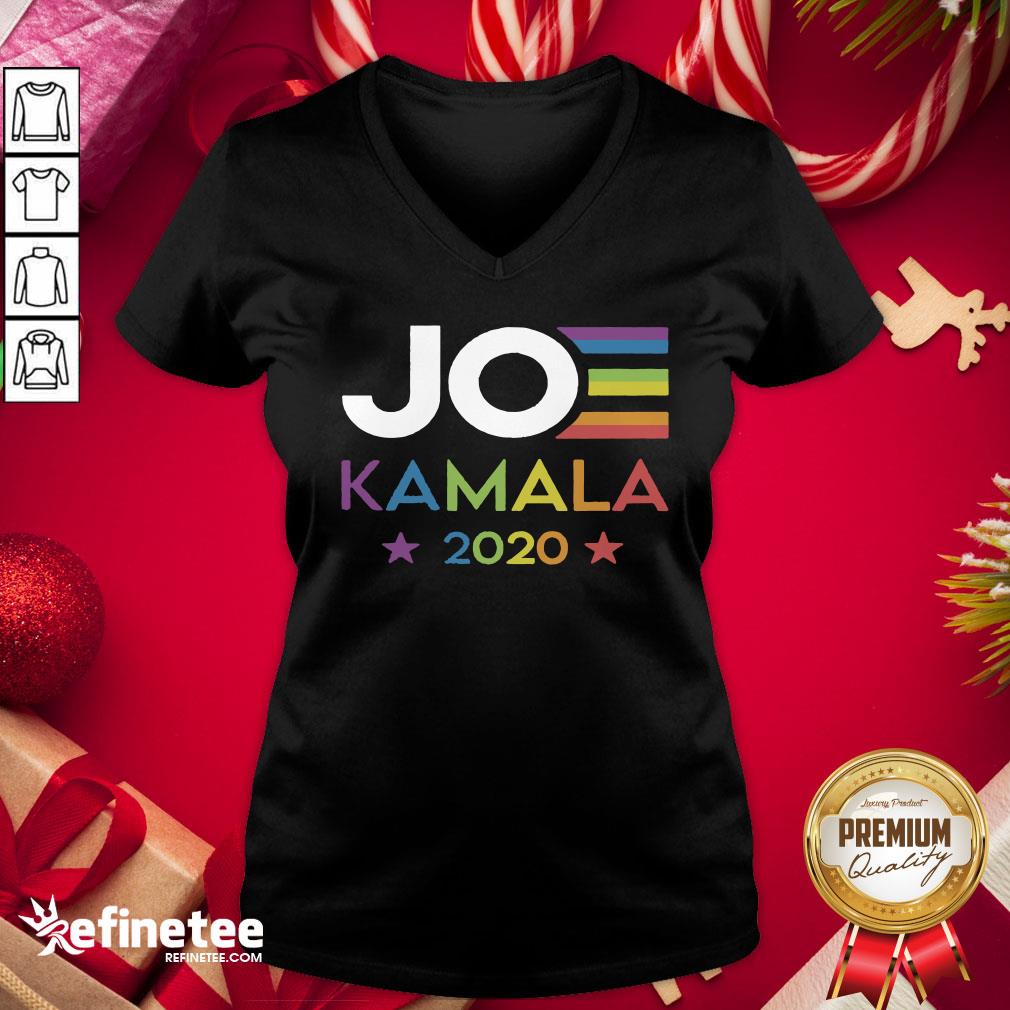 New Joe Kamala 2020 Rainbow Pride V-neck- Design By Refinetee.com