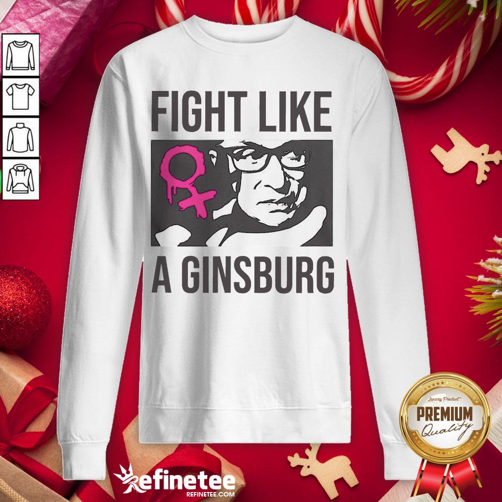 Nice Fight Like A Rbg Ruth Bader Ginsburg Sweatshirt - Design By Refinetee.com Nice Fight Like A Rbg Ruth Bader Ginsburg Sweatshirt - Design By Refinetee.com