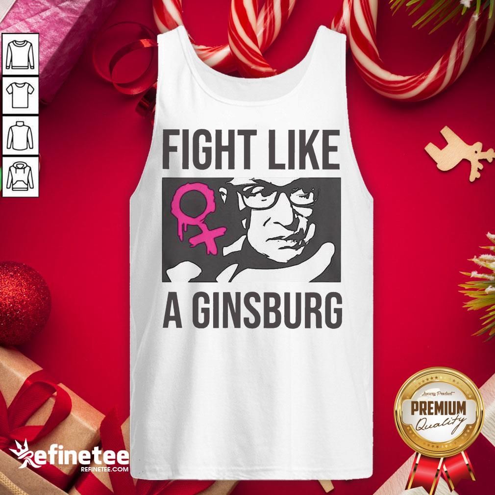 Nice Fight Like A Rbg Ruth Bader Ginsburg Tank-Top - Design By Refinetee.com Nice Fight Like A Rbg Ruth Bader Ginsburg Tank-Top - Design By Refinetee.com