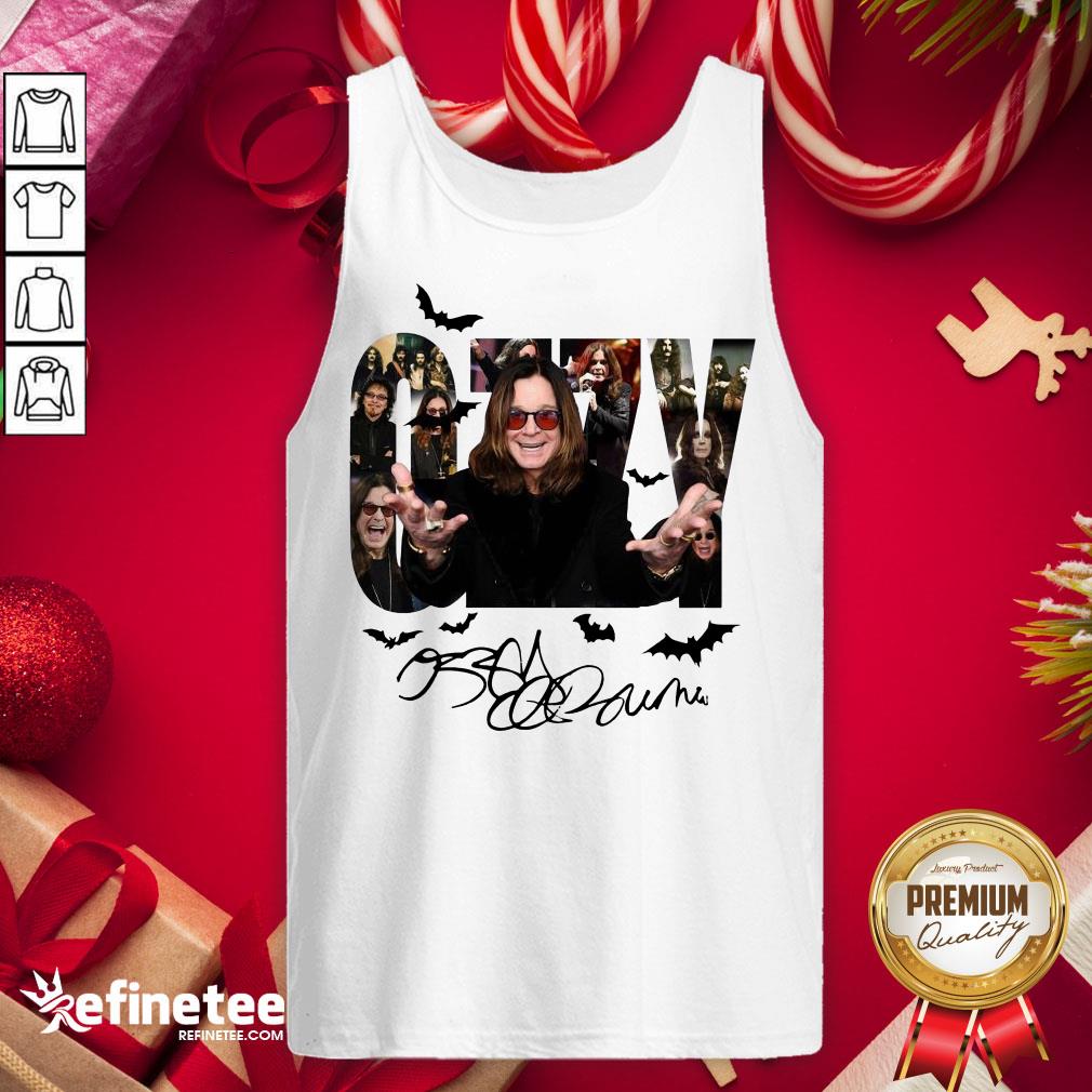 Nice Ozzy Osbourne Prince Of Darkness Signature Tank-Top - Design By Refinetee.com Nice Ozzy Osbourne Prince Of Darkness Signature Tank-Top - Design By Refinetee.com