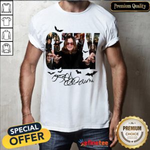 Nice Ozzy Osbourne Prince Of Darkness Signature Shirt- Design By Refinetee.com