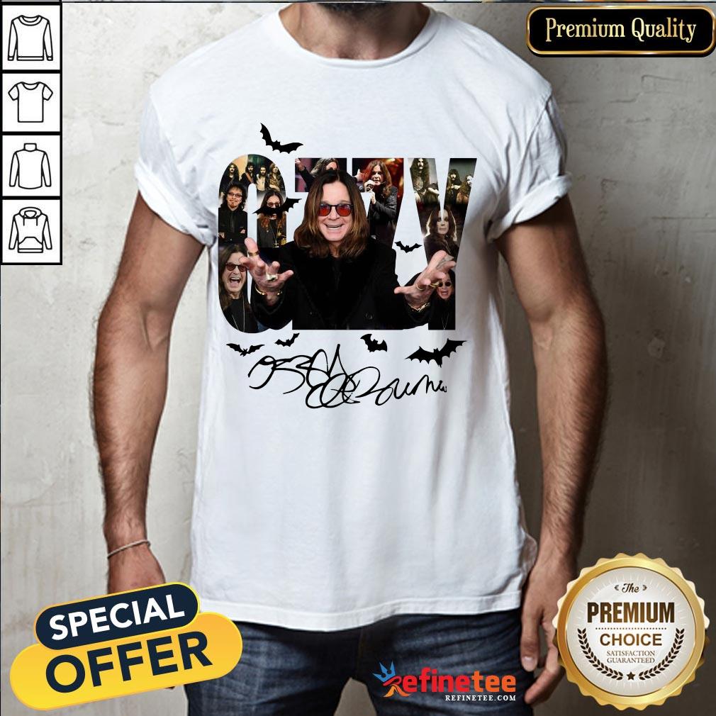 Nice Ozzy Osbourne Prince Of Darkness Signature Shirt- Design By Refinetee.com