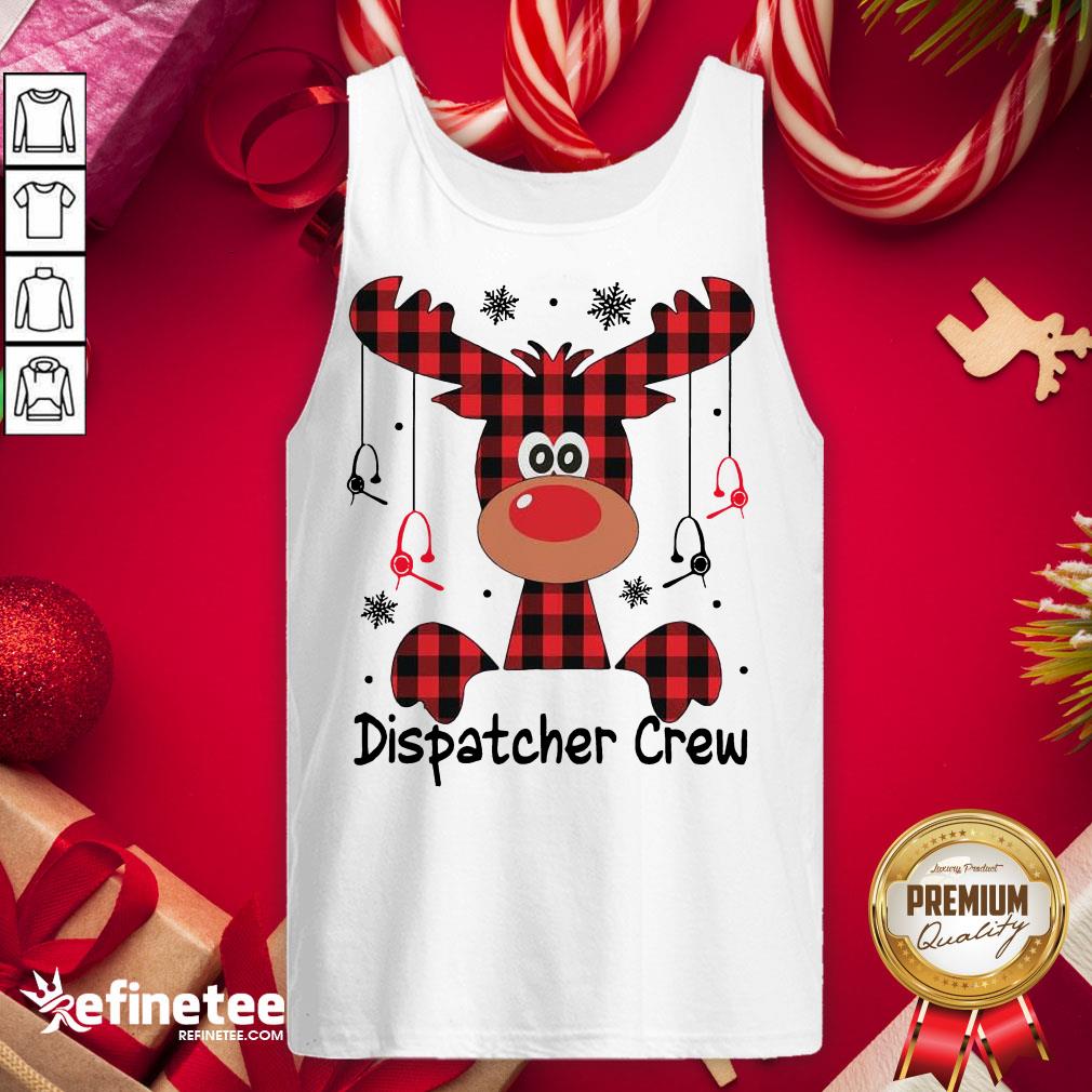 Nice Reindeer Dispatcher Crew Christmas Tank-Top - Design By Refinetee.com Nice Reindeer Dispatcher Crew Christmas Tank-Top - Design By Refinetee.com