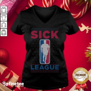 Nice Sick League Ugly Christmas 2020 Tee V-neck - Design By Refinetee.com