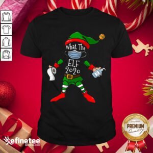 Nice What The Elf 2020 Funny Christmas Matching Pajamas Family Shirt- Design By Refinetee.com