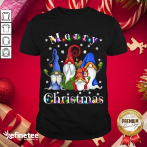 Official Gnome Christmas Pajamas Garden Gnome Merry Christmas Sweater Shirt- Design By Refinetee.com