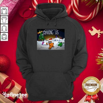 Official Holidays from Innersloth Among Us Christmas Hoodie - Design By Refinetee.com
