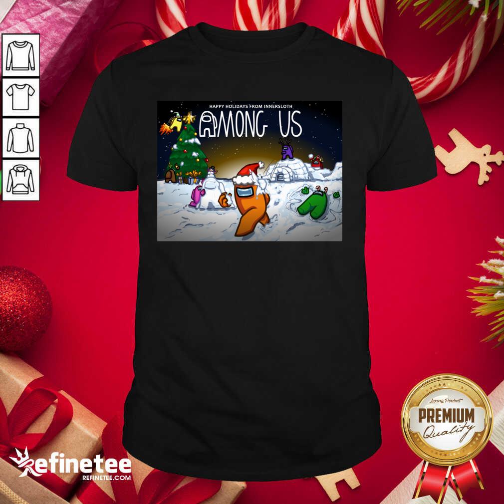 Official Holidays from Innersloth Among Us Christmas Shirt - Design By Refinetee.com