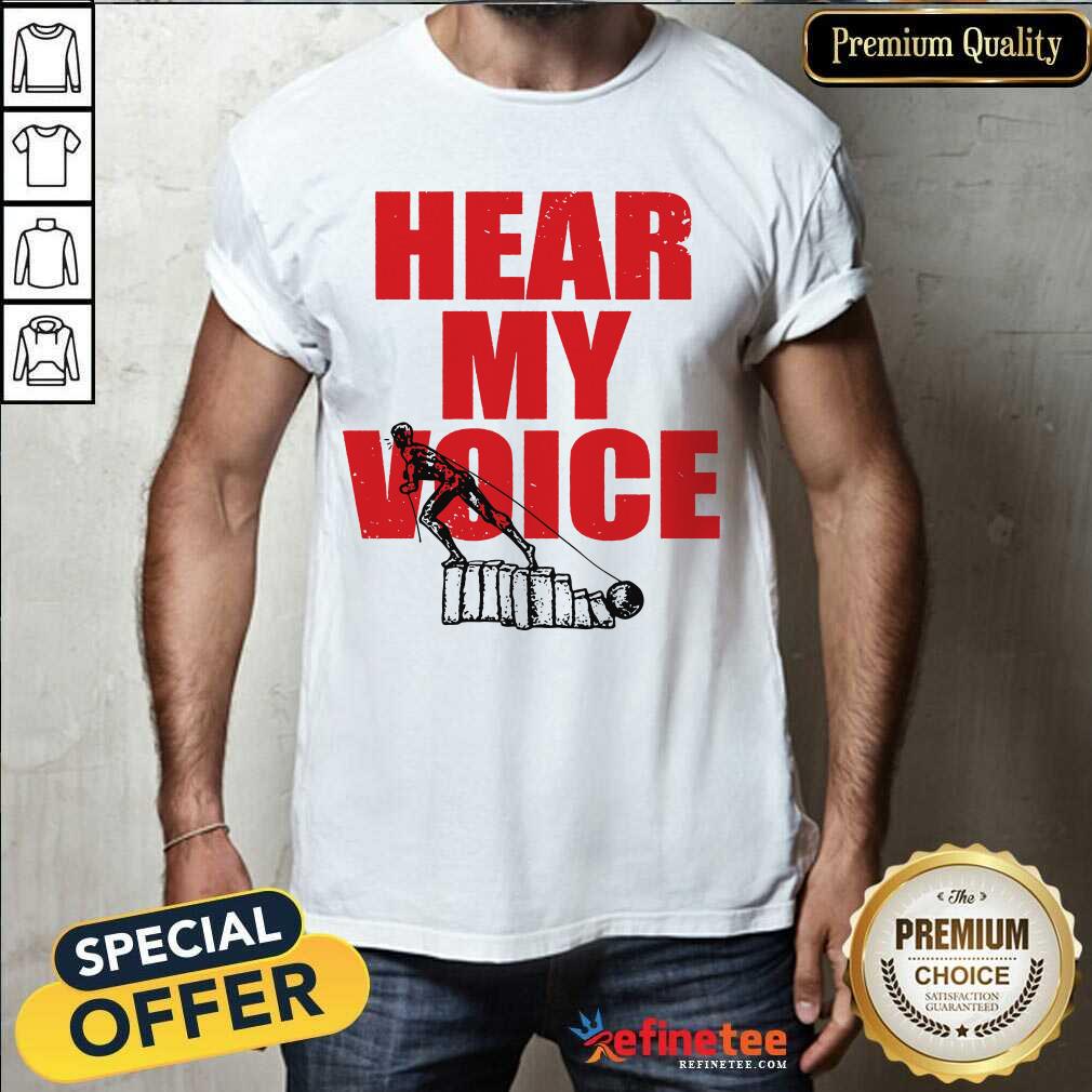 Official Kublaikhantx Merch Hear My Voice Shirt - Design By Refinetee.com