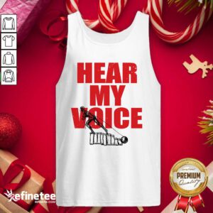 Official Kublaikhantx Merch Hear My Voice Tank Top - Design By Refinetee.com