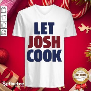 Official Let Josh Cook Buffalo Football V-neck - Design By Refinetee.com