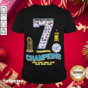 Official Los Angeles Dodgers 7 world series Champ- Design By Refinetee.com ions 2020 Shirt