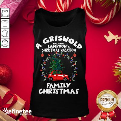 Official National Lampoon's Christmas Tree Car Tank-Top - Design By Refinetee.com