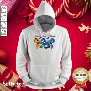 Official Peace Love Turtles Hoodie - Design By Refinetee.com