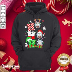 Official Rick Sanchez Ho Ho Ho Gorgeous Christmas Ornament Hoodie - Design By Refinetee.com