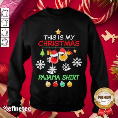 Official Swine Santa This Is My Christmas Pajama Sweatshirt - Design By Refinetee.com