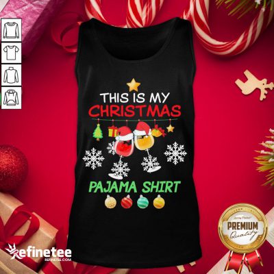 Official Swine Santa This Is My Christmas Pajama Tank-Top - Design By Refinetee.com