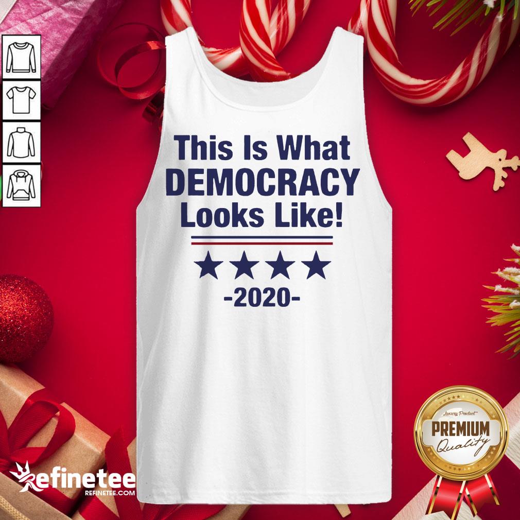 Official This Is What Democracy Looks Like Tank-Top - Design By Refinetee.com Official This Is What Democracy Looks Like Tank-Top - Design By Refinetee.com