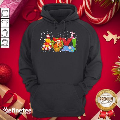 Original Pooh And Friend Joy Christmas Hoodie - Design By Refinetee.com