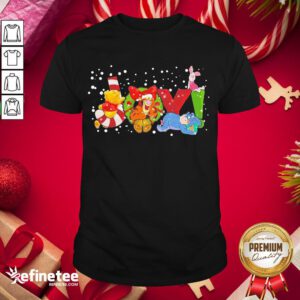 Original Pooh And Friend Joy Christmas Shirt- Design By Refinetee.com