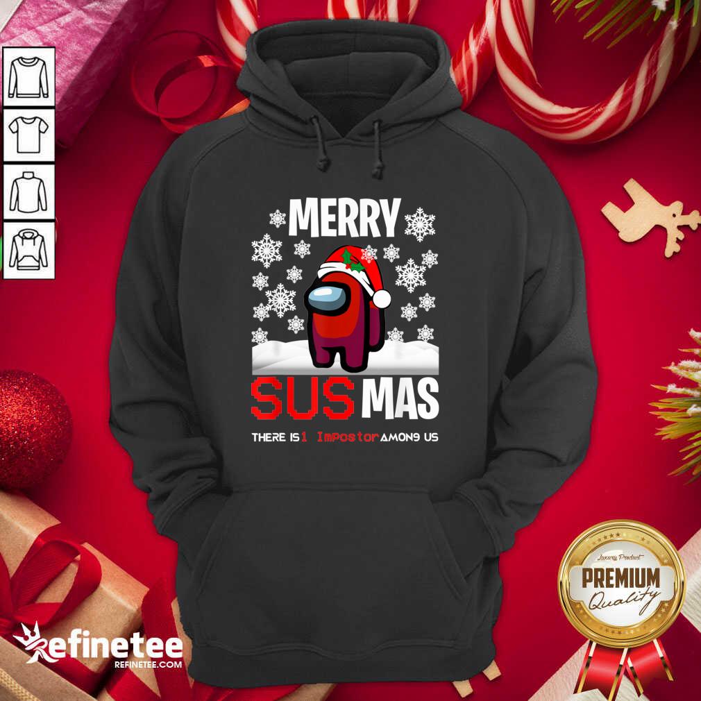 Perfect Among Us Merry Sus Mas Christmas Hoodie - Design By Refinetee.com Among Us Merry Sus Mas Christmas Hoodie - Design By Refinetee.com