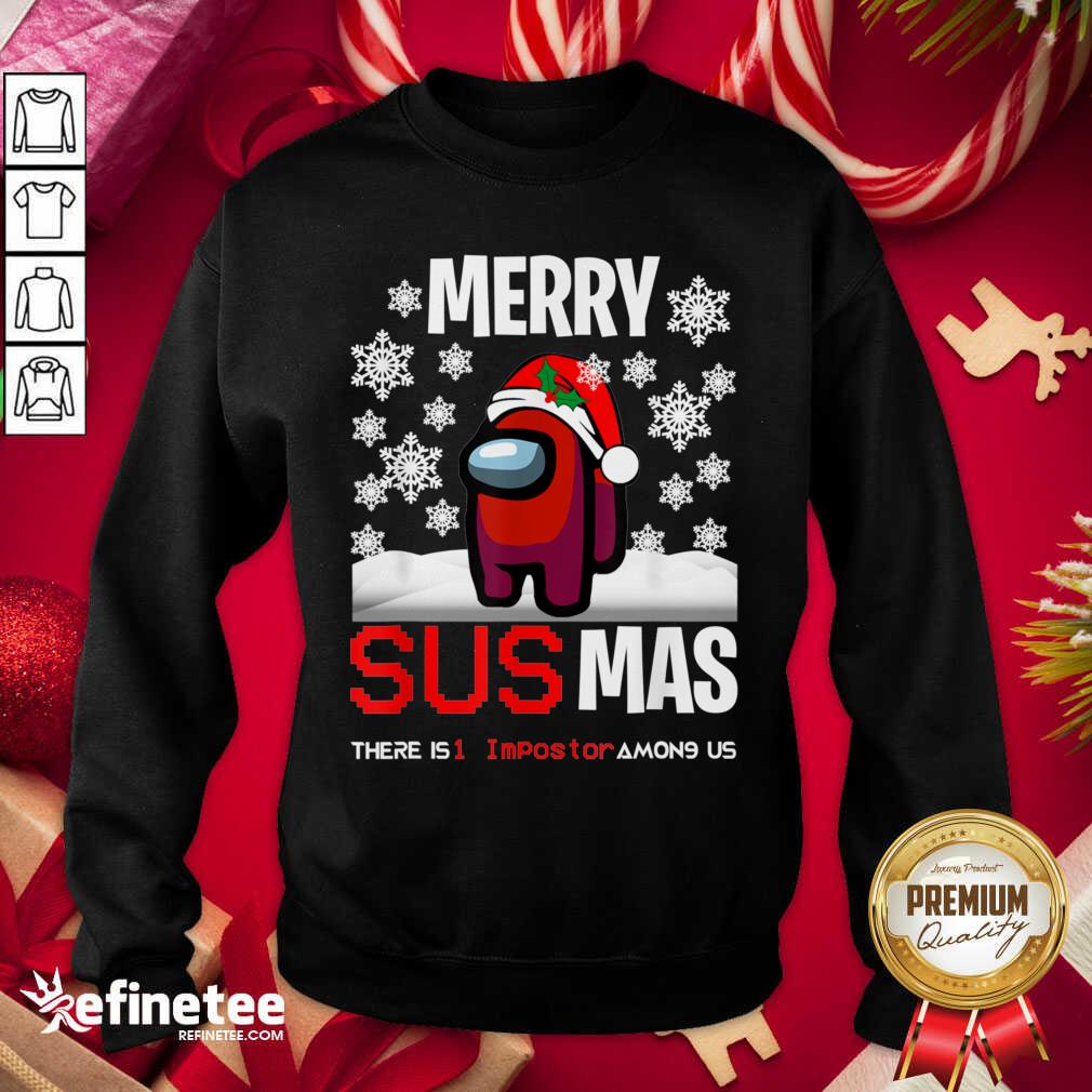 Perfect Among Us Merry Sus Mas Christmas Sweatshirt - Design By Refinetee.com Perfect Among Us Merry Sus Mas Christmas Sweatshirt - Design By Refinetee.com