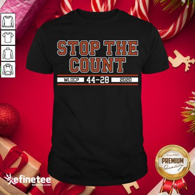 Perfect Stop The Count Wlocp 44 28 2020 Shirt- Design By Refinetee.com